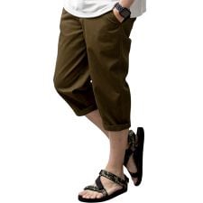 ジェネレス(geneless)のクロップドパンツ メンズ ひざ下 7分丈 綿100％ 夏服 夏物 ショートパンツ コットン