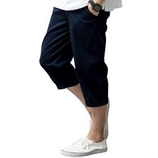 ジェネレス(geneless)のクロップドパンツ メンズ ひざ下 7分丈 綿100％ 夏服 夏物 ショートパンツ コットン