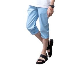 ジェネレス(geneless)のクロップドパンツ メンズ ひざ下 7分丈 綿100％ 夏服 夏物 ショートパンツ コットン