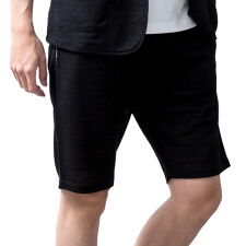 ハーフパンツ メンズ ショートパンツ スラブリップル 短パン 膝上 涼しい ショーパン ストレッチ