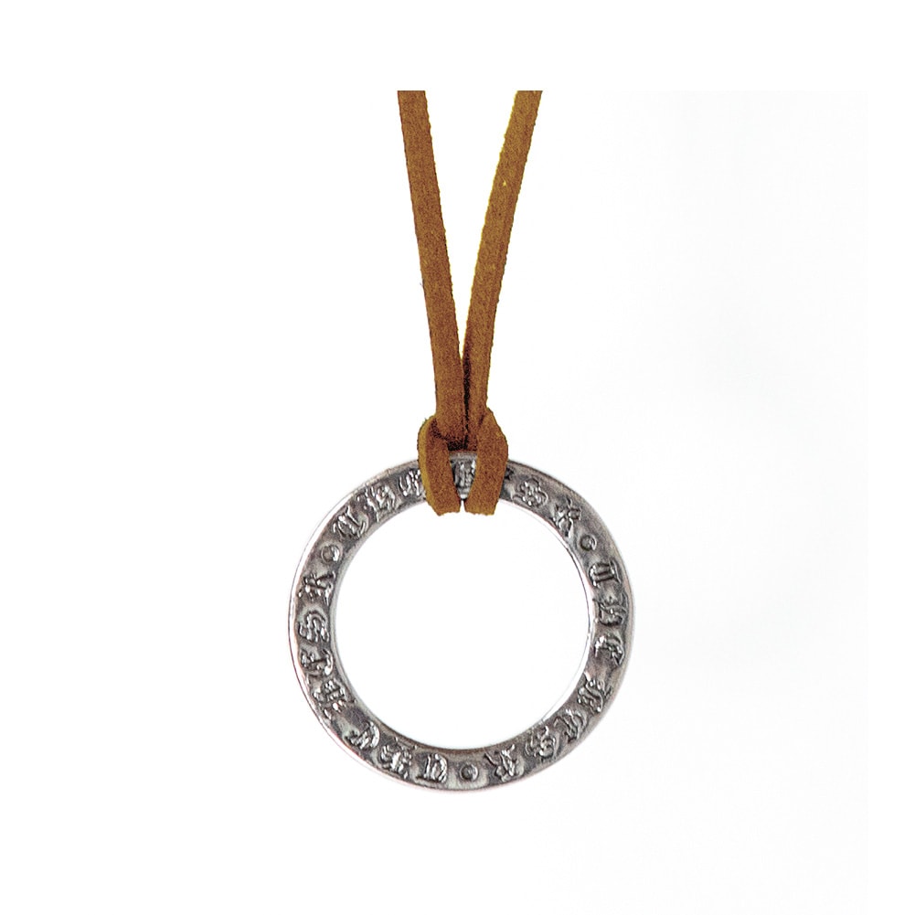 メンズ アクセサリー ネックレス レザー リング ダブルリング 革紐 紐