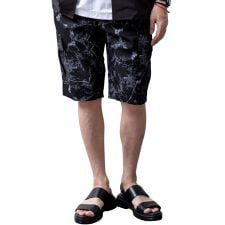 ジェネレス(geneless)のメンズ ひざ下 カーゴパンツ 7分丈 スポーツ 太め ゆったり 夏 夏用 クロップドパンツ