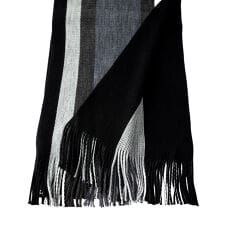 マフラー メンズ ニット 日本製 ミックス レッド 国産 メンズマフラー ブラック ベージュ 無地