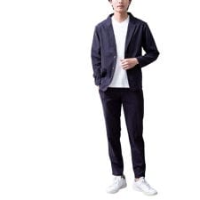 ジェネレス(geneless)のセットアップ メンズ 麻 涼しい 上下セット テーラードジャケット イージーパンツ ジャケット