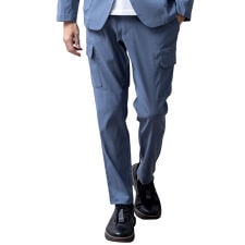 ジェネレス(geneless)のカーゴパンツ メンズ アンクル 夏 涼しいパンツ 接触冷感 ひんやり ストレッチ イージーパンツ