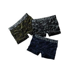 ボクサーパンツ メンズ 3枚セット ウエスタンポロテキサス 3P セット 下着 ボクサー パンツ