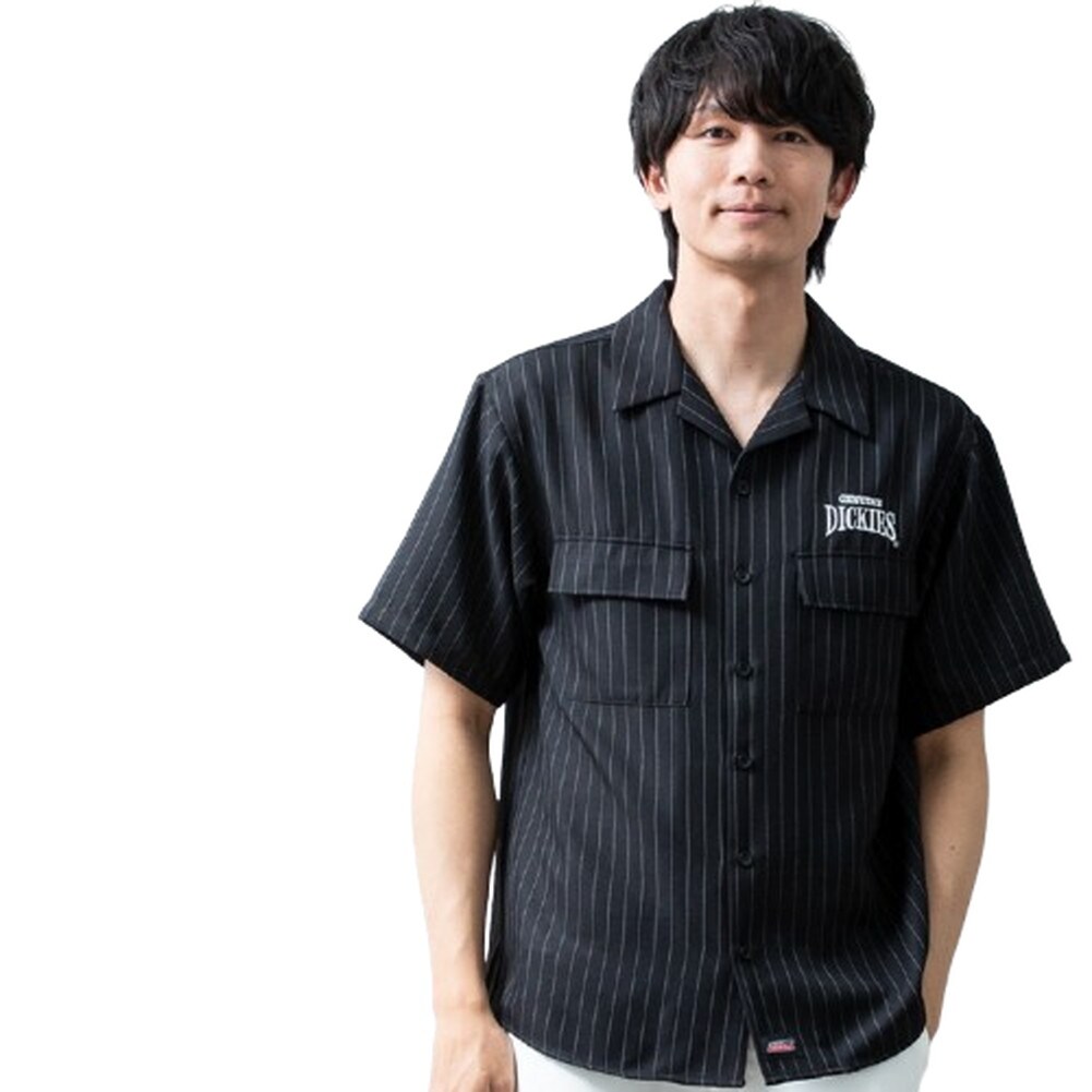 Schott 黒 半袖　ワークシャツ T／C WORK SHIRT／TC 半袖 ワークシャツ
