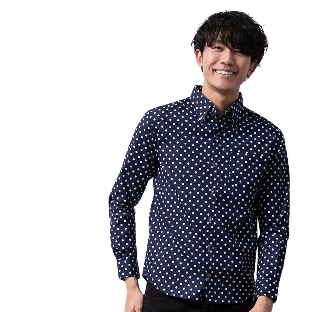 大きいサイズ 日本製 綿100％】CLASSIC THE BROWNS ボタンダウン長袖