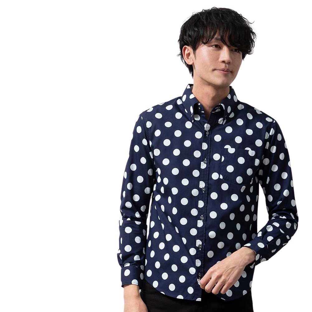 接触冷感 シャツ メンズ 涼しい 長袖 バンドカラー 長袖シャツ