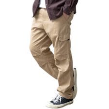 ジェネレス(geneless)のカーゴパンツ メンズ 裏起毛 暖かい 裏フリース チェック おしゃれ 秋冬 ゆったり カーゴ