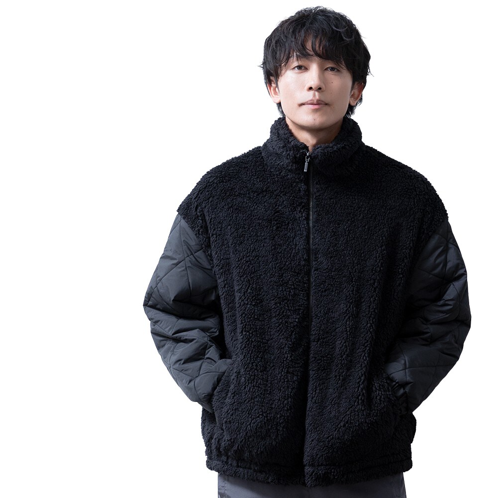 【美品】『UR TECH』起毛ノーカラー2Bジャケット UR TECH』起毛ノーカラー2Bジャケット[UR27-17M013]｜URBAN