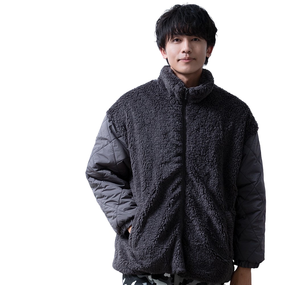 【美品】『UR TECH』起毛ノーカラー2Bジャケット UR TECH』起毛ノーカラー2Bジャケット[UR27-17M013]｜URBAN