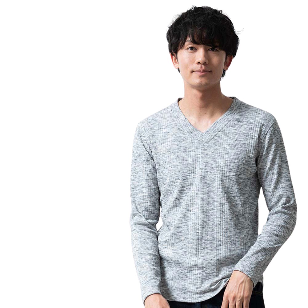 【 】ストライプ ストレッチ スリム Tシャツ ♪ 03-0033-000.jpg?basethum=225