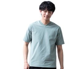 tシャツ メンズ 半袖 衿高 ジャケットインナー Tシャツ 吸水速乾 涼しい 春夏 カットソー