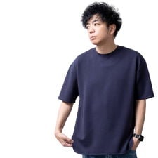 ジェネレス(geneless)のtシャツ メンズ ロング 半袖 ラウンドヘム Tシャツ 裾 レイヤード 半袖tシャツ