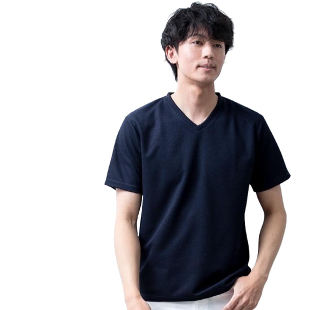 【 】ストライプ ストレッチ スリム Tシャツ ♪ gem-7_cjfj172376
