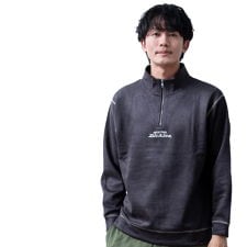 トレーナー メンズ スタンドカラー ハーフジップ ディッキーズ GENUINE 立ち襟 スウェット