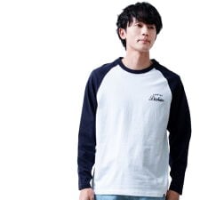 長袖 tシャツ メンズ ラグラン ディッキーズ プリント Tシャツ 春 バックプリント