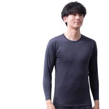 インナー メンズ 裏起毛 暖かい 秋冬 下着 防寒 tシャツ 肌着 長袖 発熱 ストレッチ