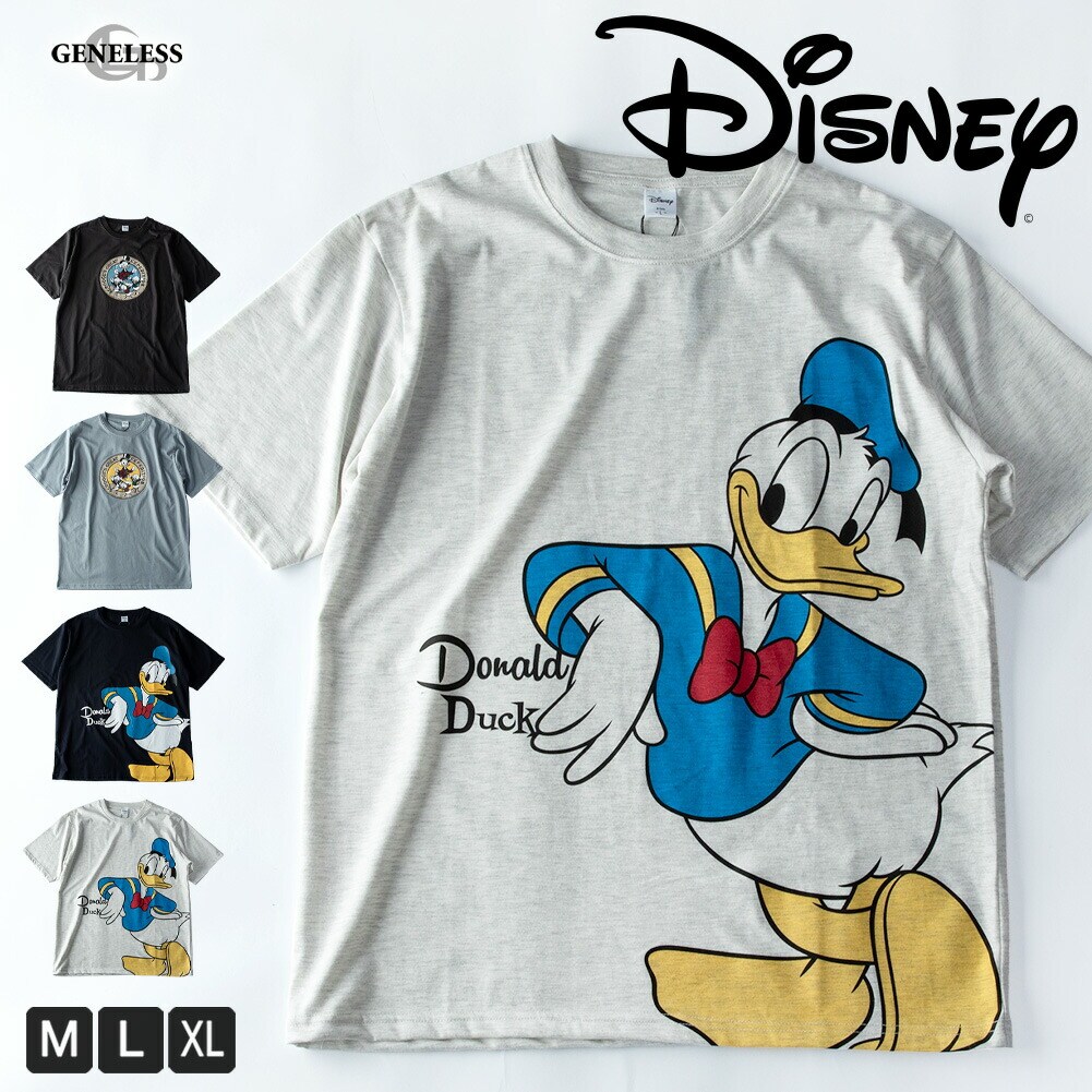 tシャツ メンズ キャラクター 半袖 キャラT ディズニー ドナルドダック