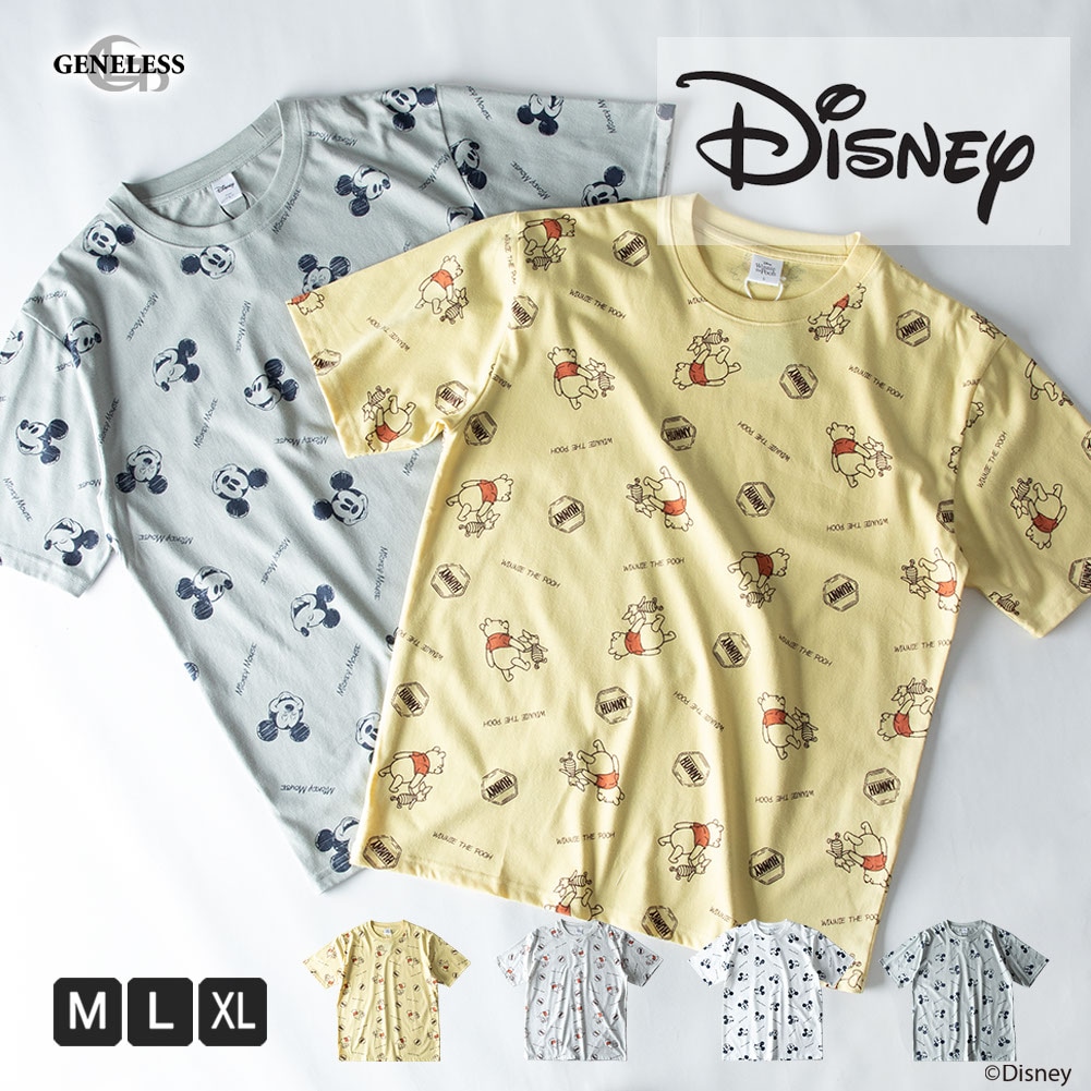 tシャツ キャラクター 半袖 キャラT ディズニー ミッキー くまのプー