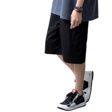 ハーフパンツ メンズ ワイド ゆったり 膝丈 涼しい 綿100 ショートパンツ ハーパン 短パン