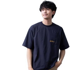 tシャツ 半袖 クルーネック ディッキーズ 胸ポケット 刺繍 GENUINE アメカジ Tシャツ