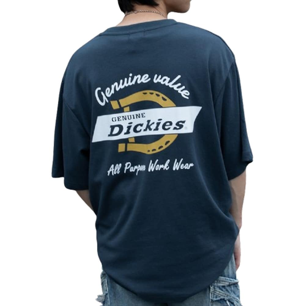 Tシャツ メンズ 半袖 バックプリント ディッキーズ 半袖Tシャツ ゆったり ロゴ 夏