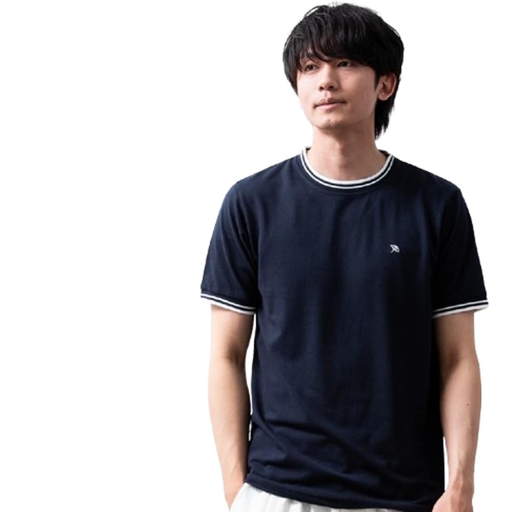 【 】ストライプ ストレッチ スリム Tシャツ ♪ 03-0033-000.jpg?basethum=225
