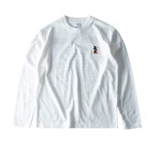 Tシャツ メンズ 長袖 キャラクター ディズニー 長袖tシャツ クルーネック ミッキー プリント