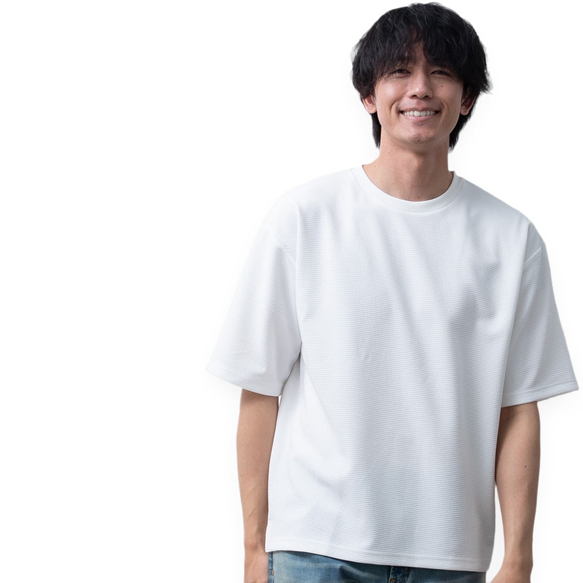tシャツ リップル オーバーサイズ 半袖 Tシャツ 吸水速乾 涼しい 