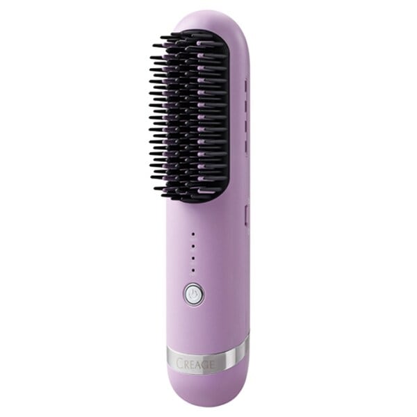 CREAGE ブラシヘアアイロン CR-09B Amazon.co.jp: クリアージュ コードレスヘアアイロンブラシ