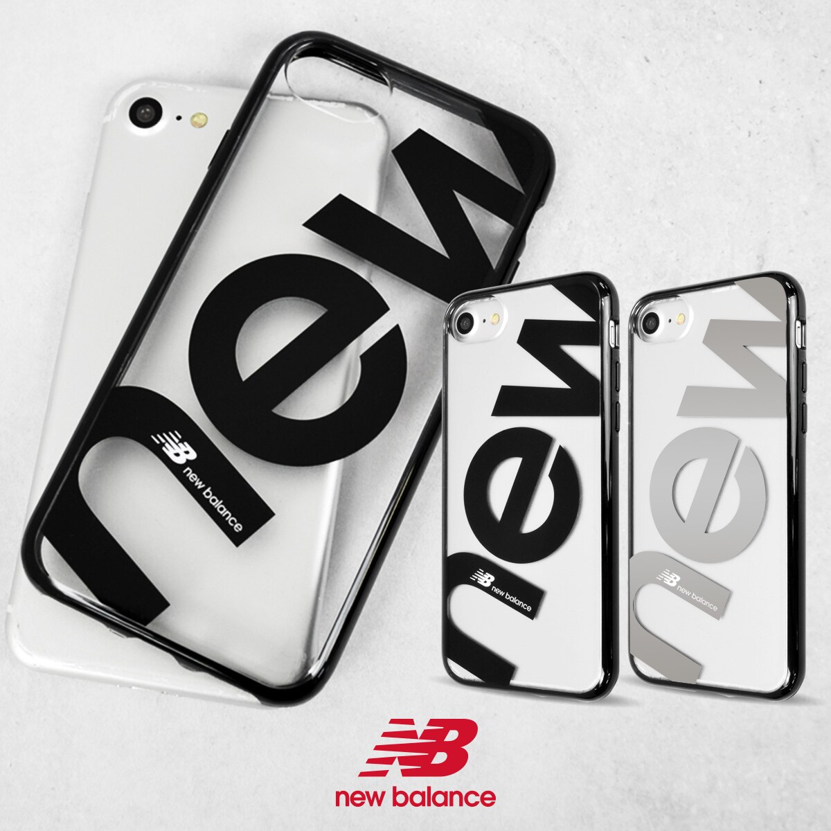 【新品未使用品】フェイラー iPhoneケース ハイジ SE2/SE3/8/7 iPhone SE3⁄SE2⁄8⁄7New Balance [クリアケース⁄new