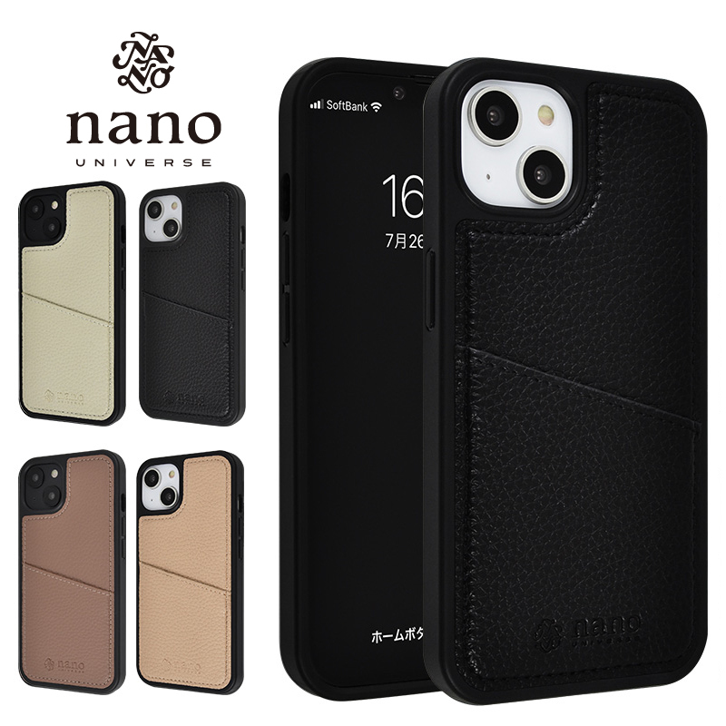 iPhone 14 Pro】nano universe [背面ケース/シンプルロゴ] | ナノ