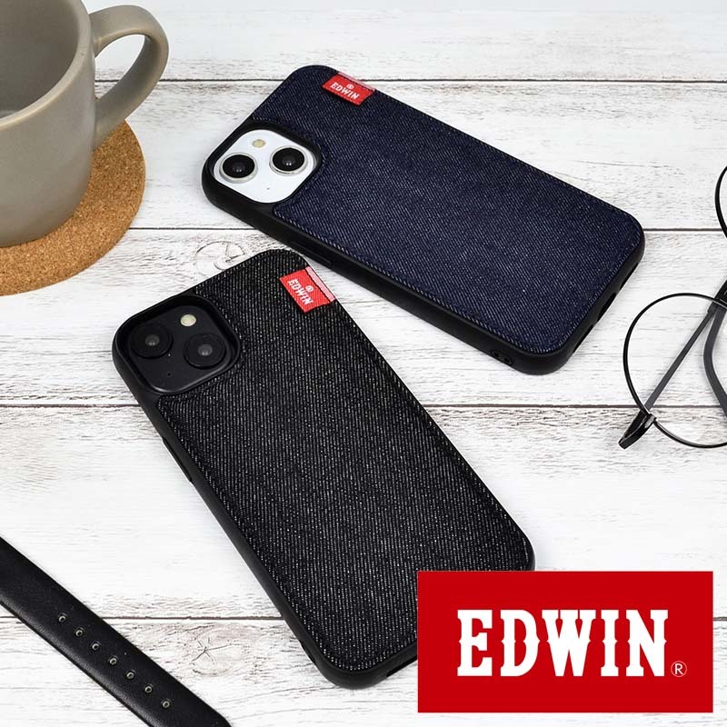 iPhone 14/13】EDWIN [背面ケース/タグデニム] | エドウィン(EDWIN