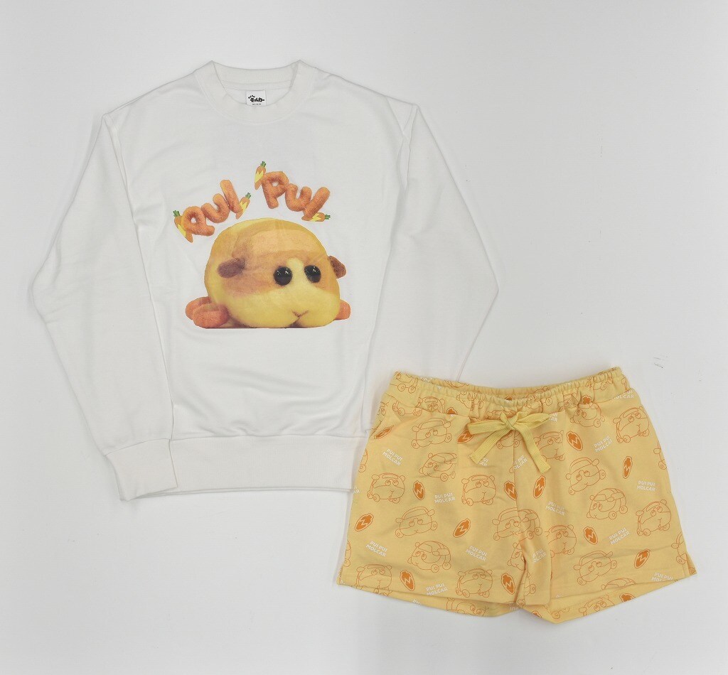 PUI PUI モルカー ポテト＆シロモ上下セット | ブラックバルーン