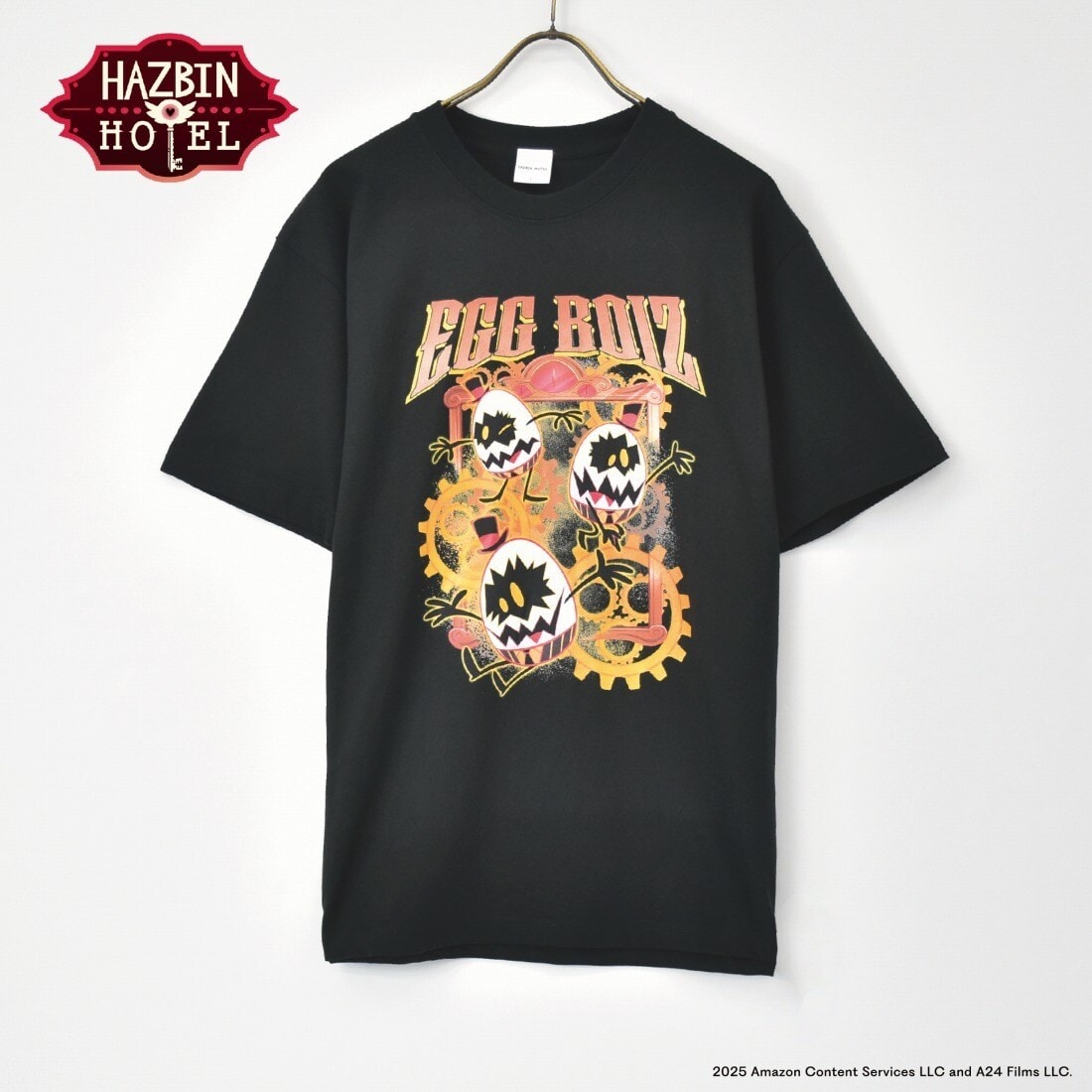 HAZBIN HOTEL 【ハズビンホテル】 TRUST US Tシャツ | ブラック