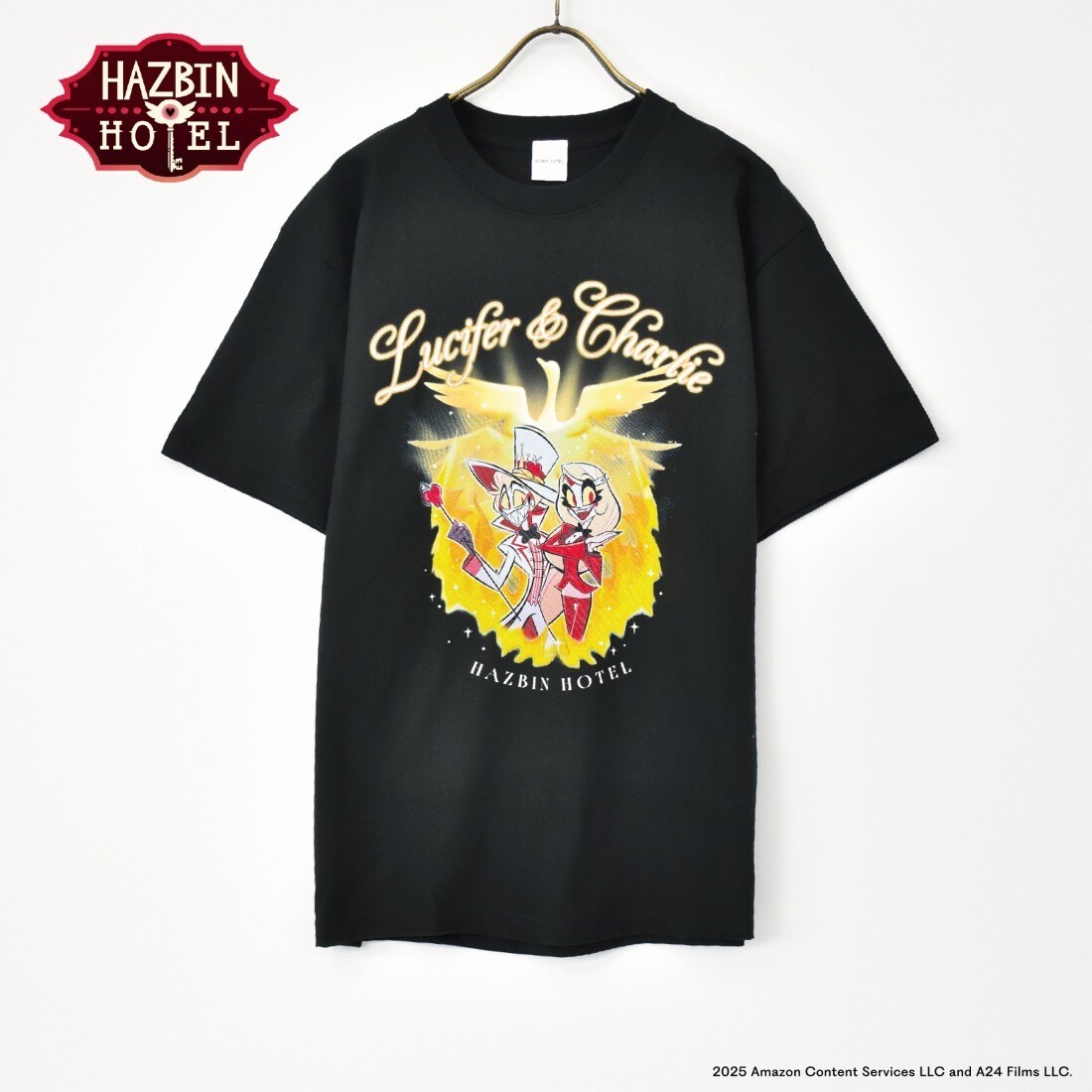 HAZBIN HOTEL 【ハズビンホテル】 アラスター Tシャツ | ブラック