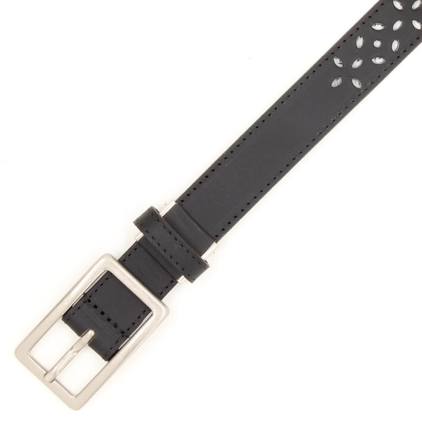 POLO RALPH LAURENオーバルバックル カーフスキン ベルト黒 ポロ ラルフ ローレン POLO RALPH LAUREN Polo ID オーバル