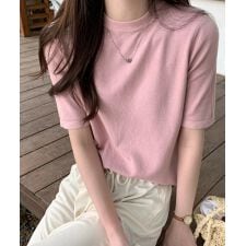 シンプルサマーニット