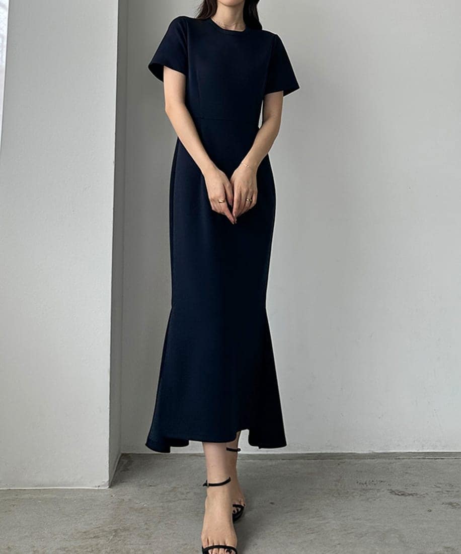 Louere ショートニットトップス＋フレアキャミワンピース