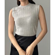 Louere　ノースリーブケーブルニット | ルエレ(Louere)