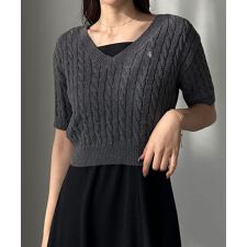 Louere　ケーブルショートニット＋キャミワンピースset | ルエレ(Louere)