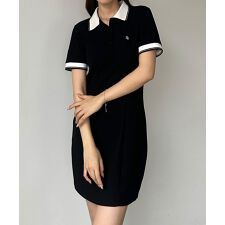 Louere　ロゴ刺繍ミニポロワンピース | ルエレ(Louere)
