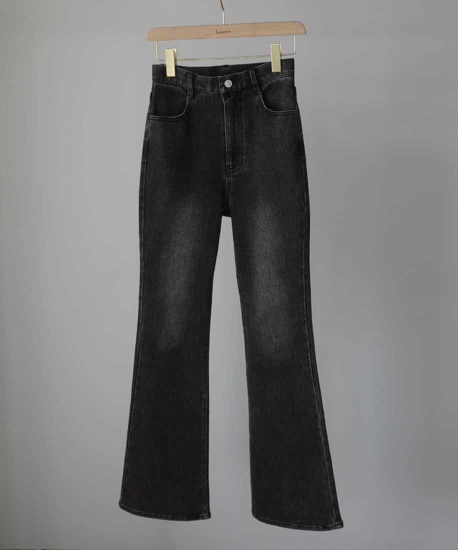 Louere ルエレ　ストレッチフレアデニムパンツ　MT Louere ストレッチフレアデニムパンツ | ルエレ(Louere