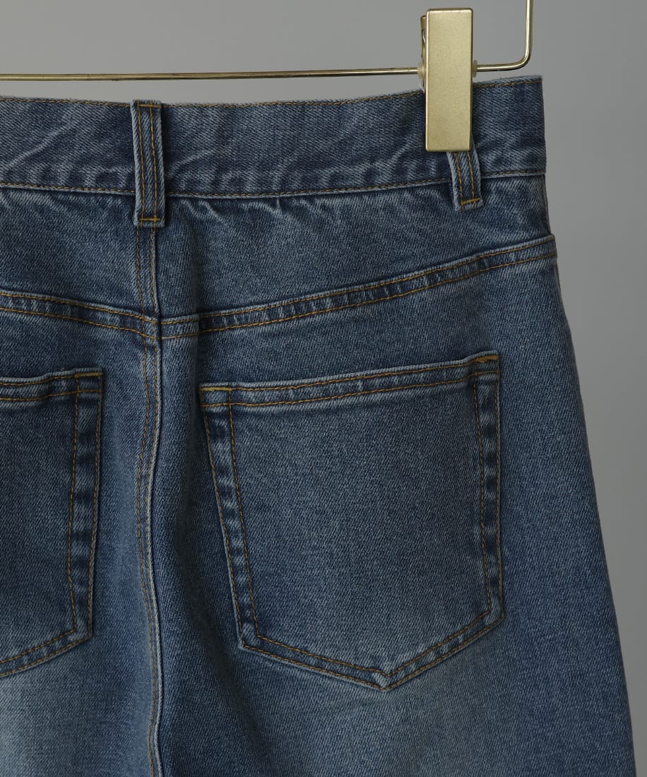 Louere ストレッチフレアデニムパンツ | ルエレ(Louere