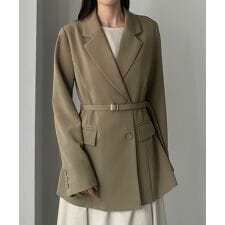 ルエレ(Louere)のLouere　ベルト付きウエストシェイプジャケット