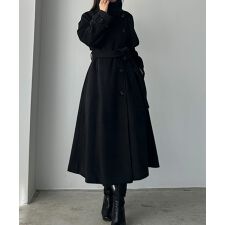 ルエレ(Louere)のLouere　2wayハイネックウールライクウエストシェイプフレアコート