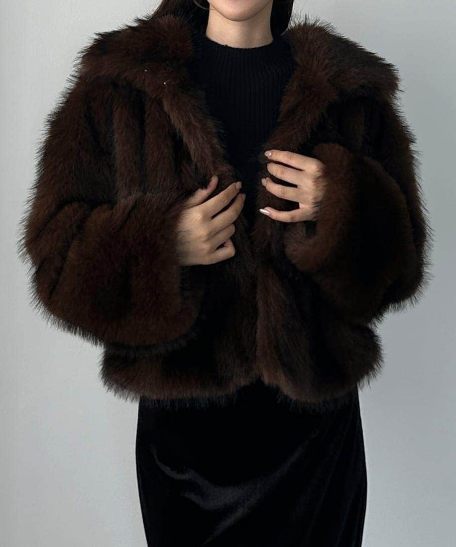 2wayカラープードルファーコート | ジュノア(JUNOAH) | マルイウェブ