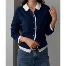 Louere　くびれレイヤードカーディガン